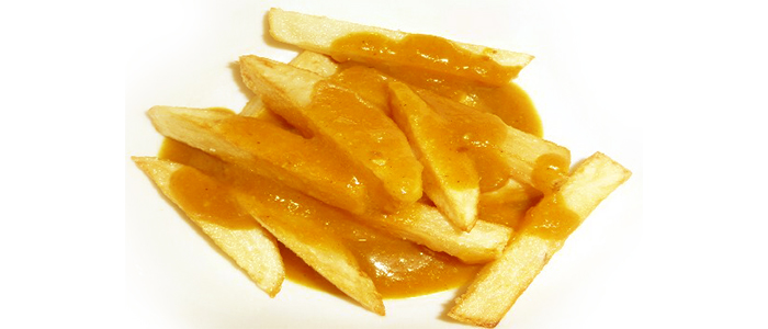 Chips & Curry Sauce 