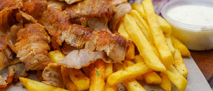 French Fries & Doner Meat 