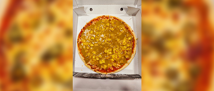 Chicken Curry Pizza  10" 
